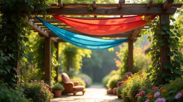 Choisir des toiles personnalisées pour votre pergola réussie