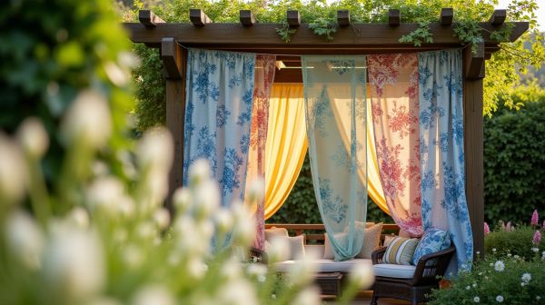Choisir des toiles personnalisées pour votre pergola réussie